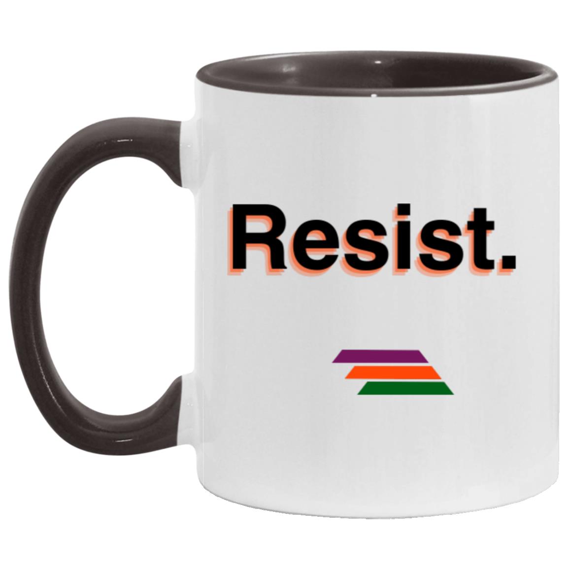 "Resist." Coffee Cups | BetterSaid.co