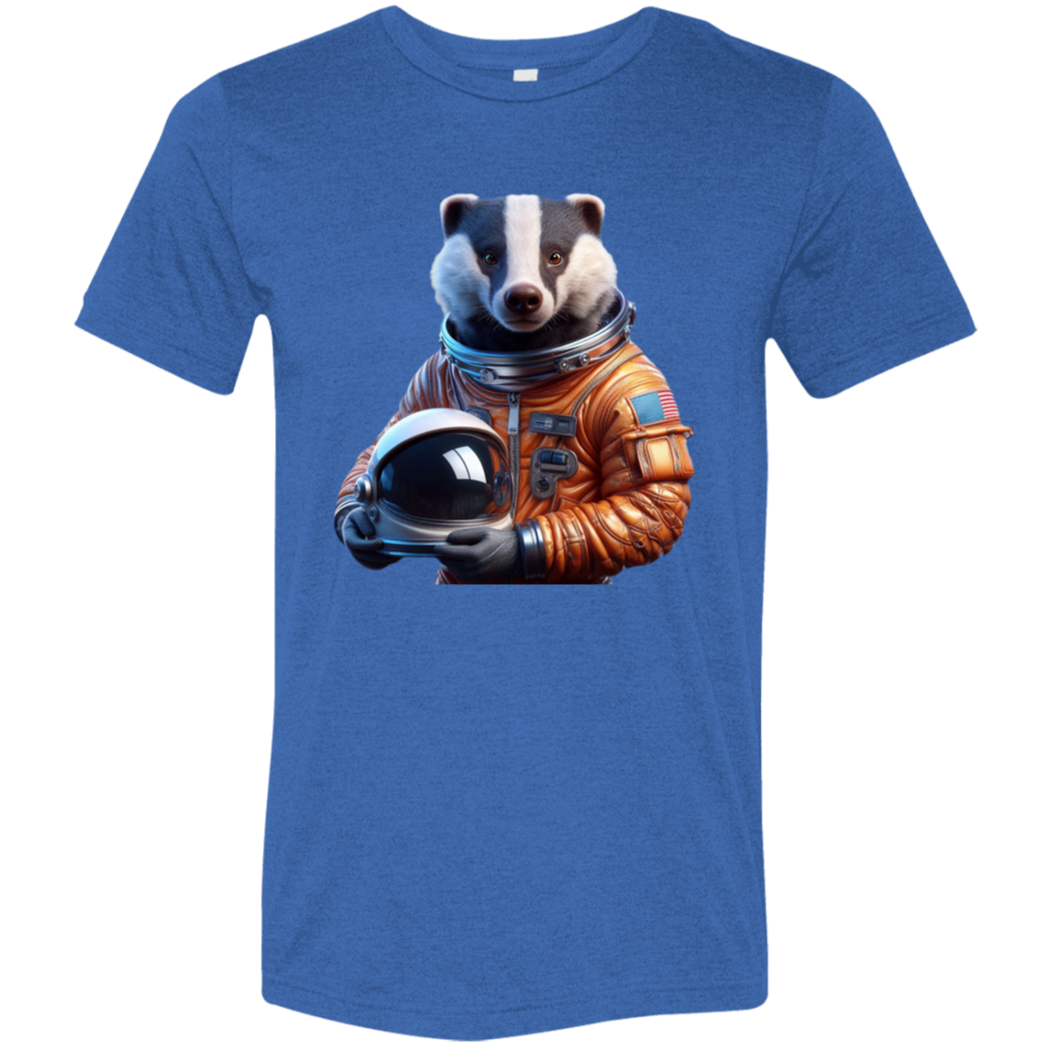 "Space Badger" Tri-blend T-shirt | BetterSaid.co