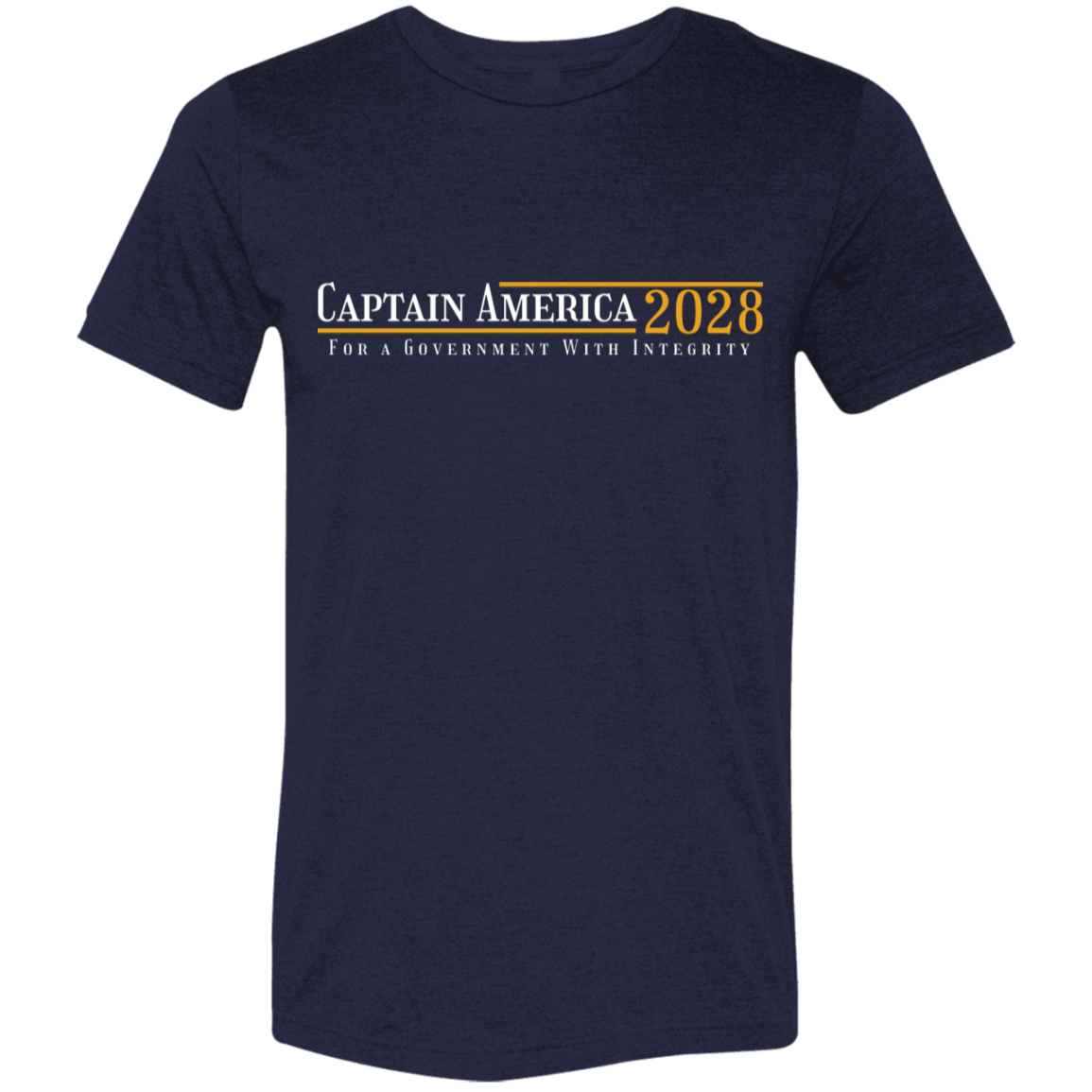 "Captain America 2028" Tri-blend T-shirt | BetterSaid.co