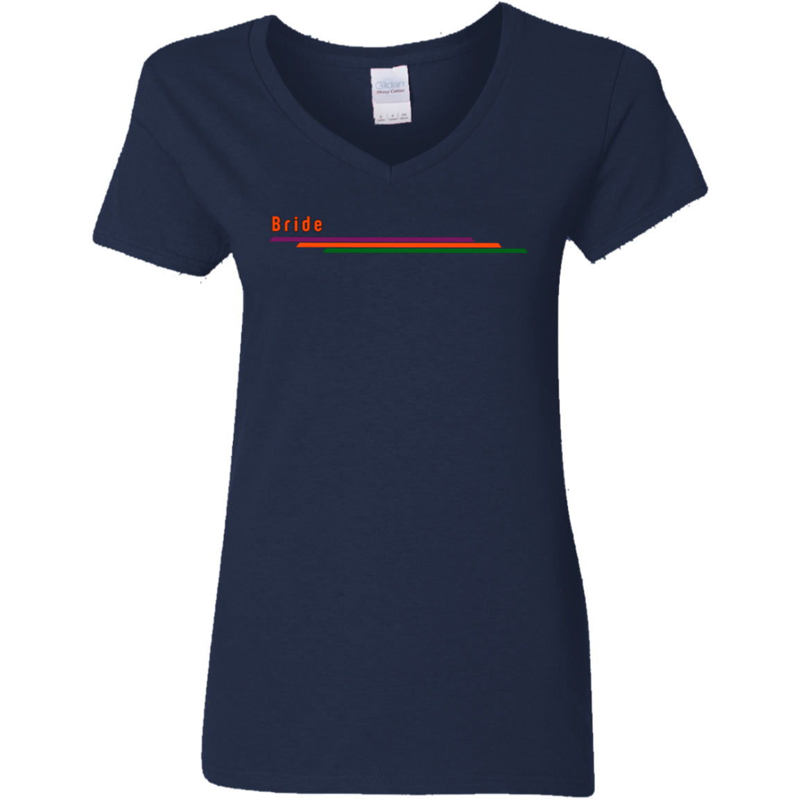 "Bride" Womens V-neck T-shirt | BetterSaid.co