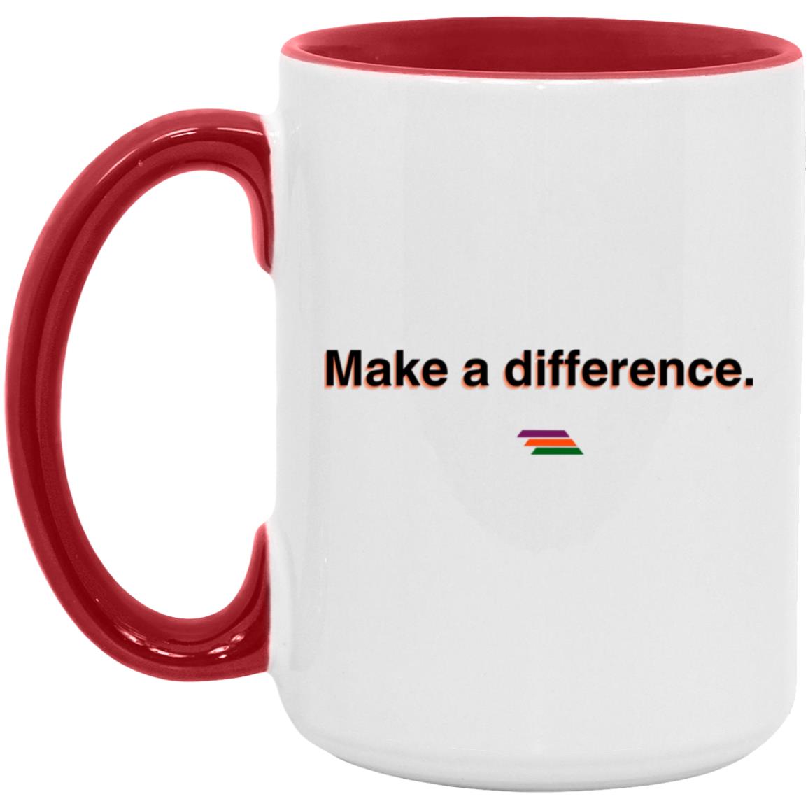 "Make a difference." Coffee Cups | BetterSaid.co