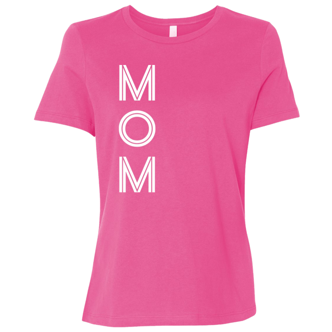"Mom" Womens Relaxed T-shirt | BetterSaid.co