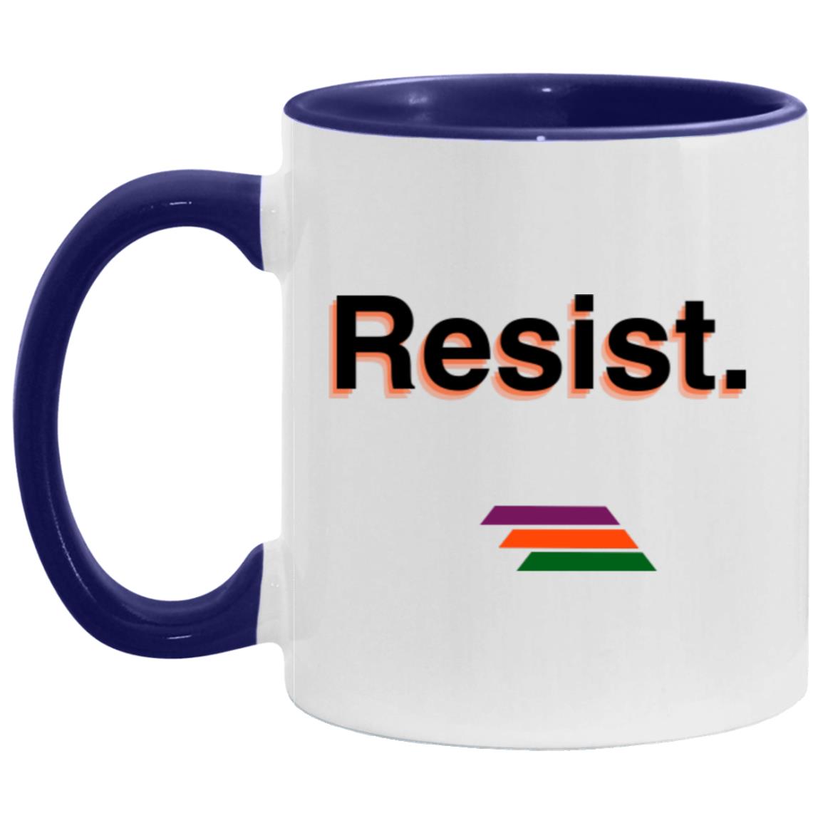 "Resist." Coffee Cups | BetterSaid.co