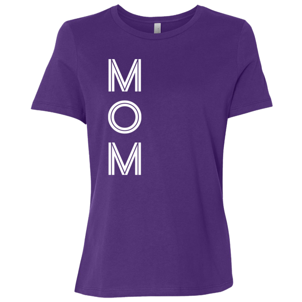 "Mom" Womens Relaxed T-shirt | BetterSaid.co