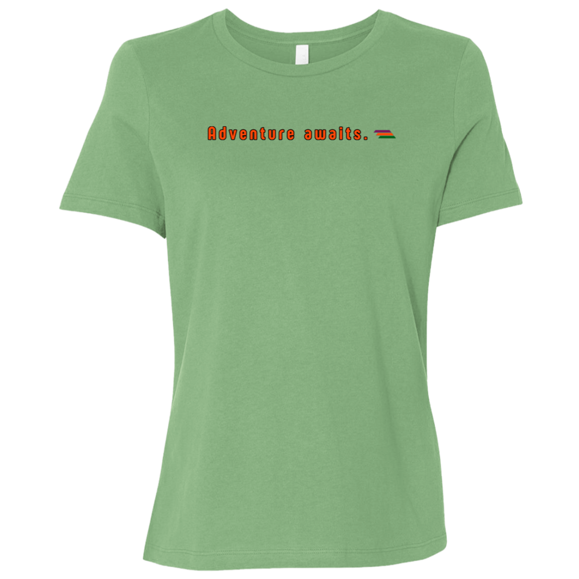 "Adventure awaits." Womens T-shirt | BetterSaid.co
