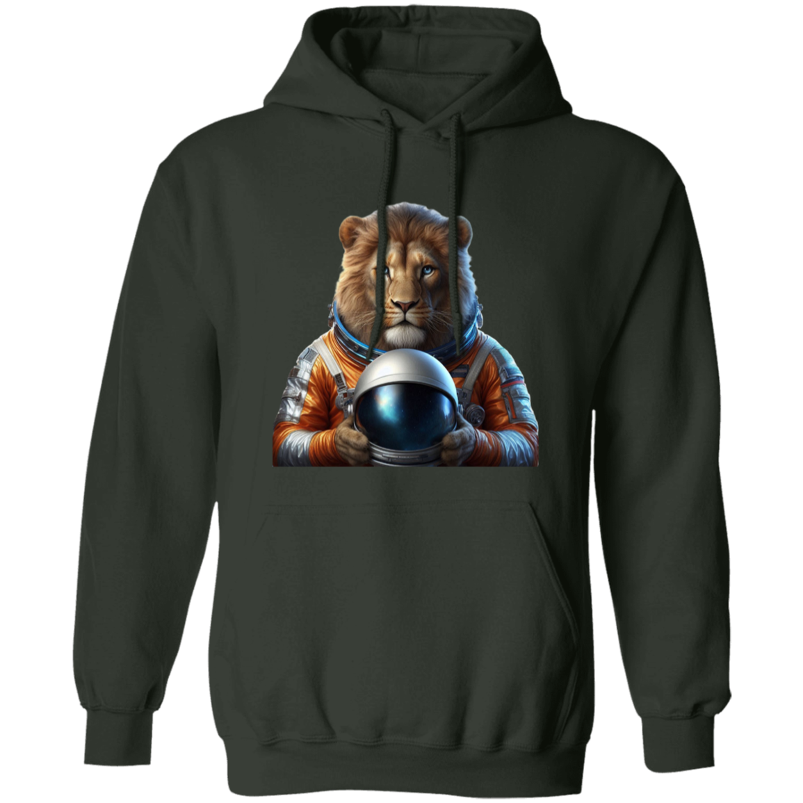 "Space Lion" Pullover Hoodie | BetterSaid.co