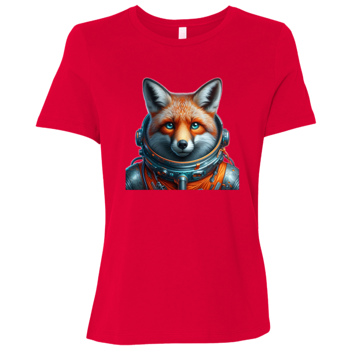 "Space Fox" Womens Relaxed T-shirt | BetterSaid.co