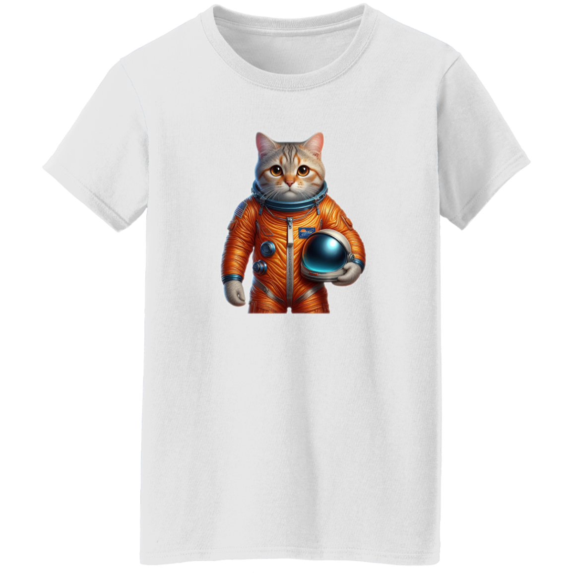 "Space Cat" Womens T-shirt | BetterSaid.co
