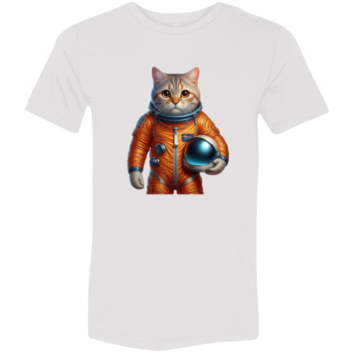 "Space Cat" Tri-blend T-shirt | BetterSaid.co