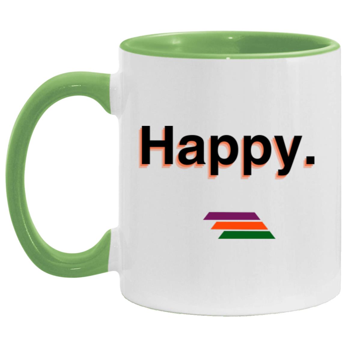 "Happy." Coffee Cups | BetterSaid.co