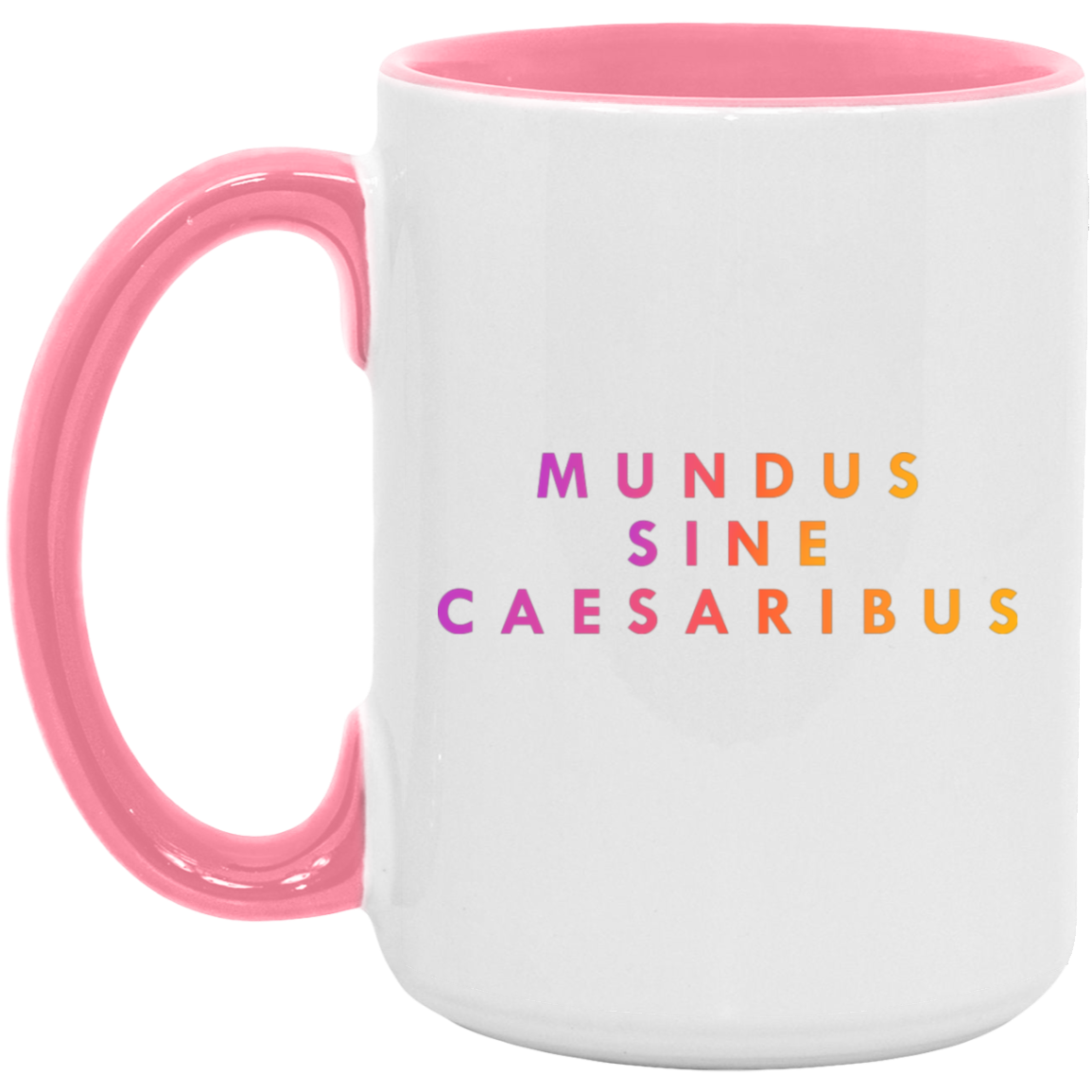 "Mundus Sine Caesaribus" Coffee Cups