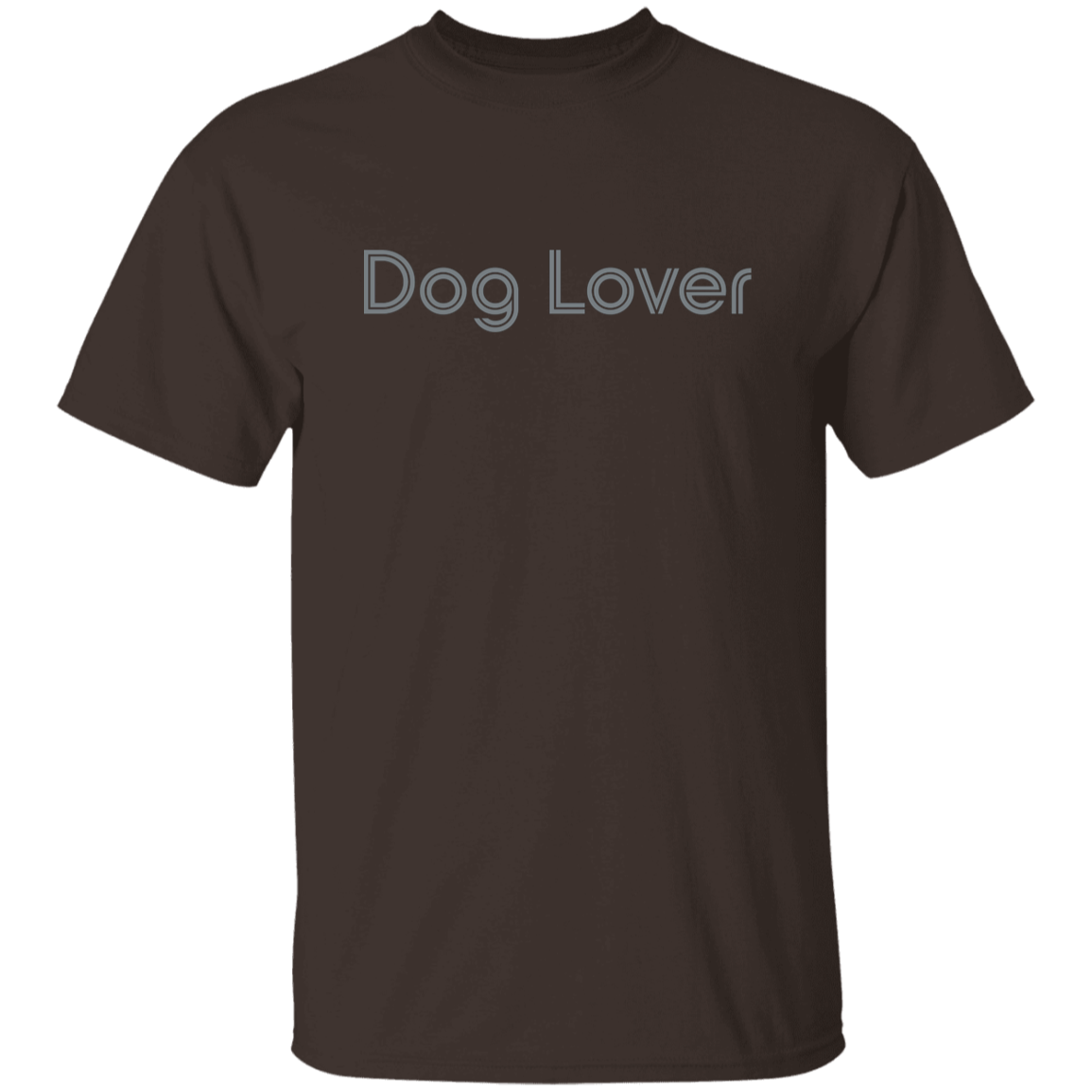 "Dog lover." Mens T-shirt | BetterSaid.co