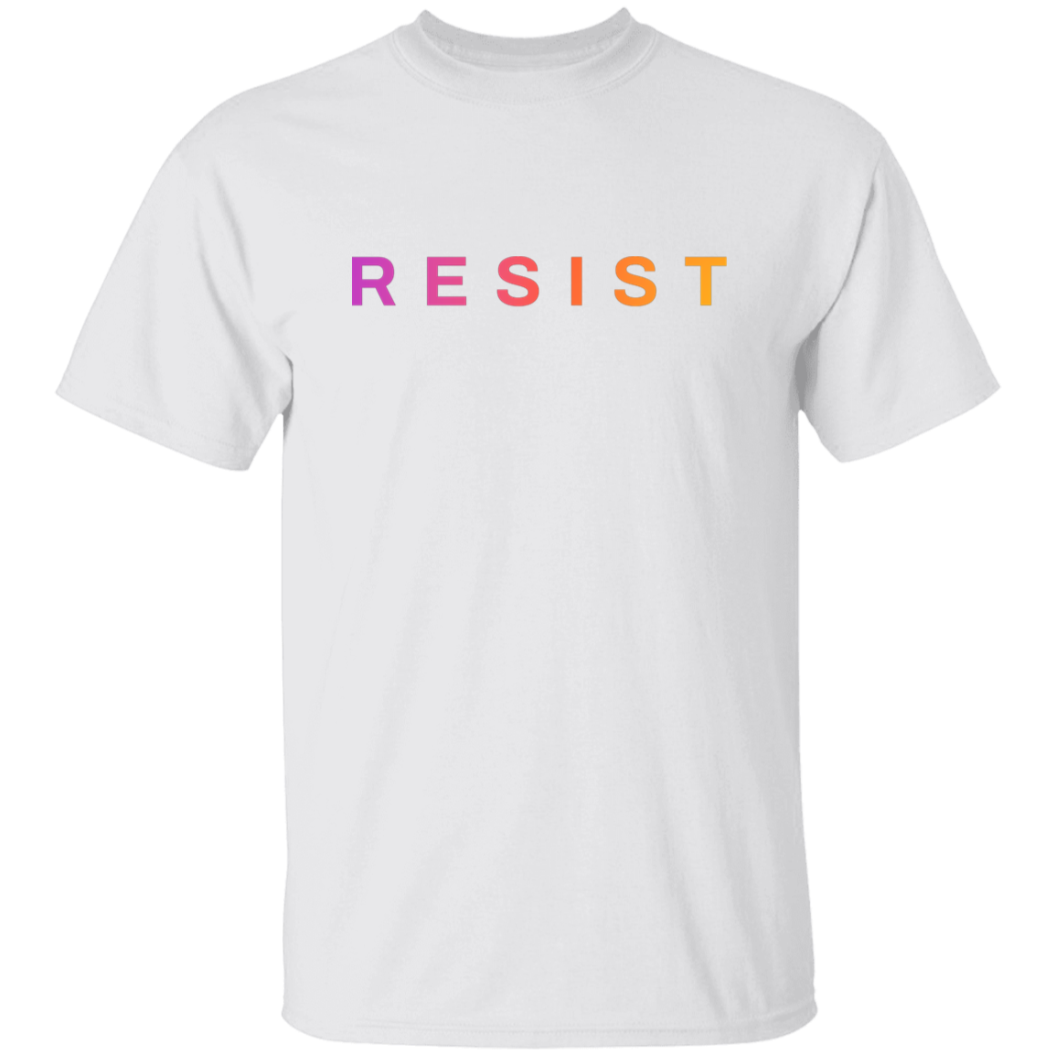 "Resist." Mens T-shirt | BetterSaid.co