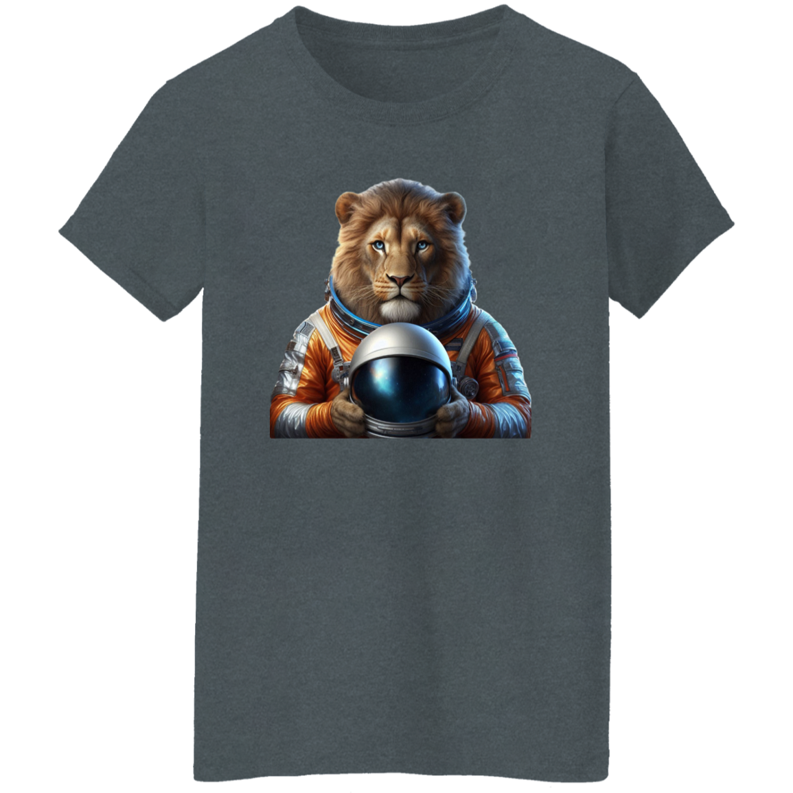 "Space Lion" Womens T-shirt | BetterSaid.co