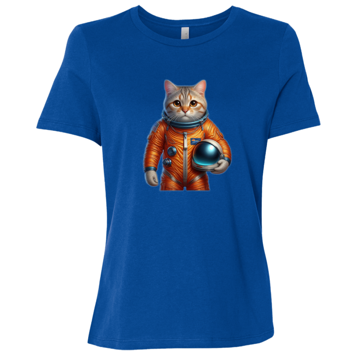 "Space Cat" Womens Relaxed T-shirt | BetterSaid.co