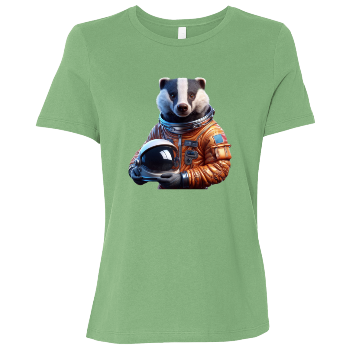 "Space Badger" Womens Relaxed T-shirt | BetterSaid.co