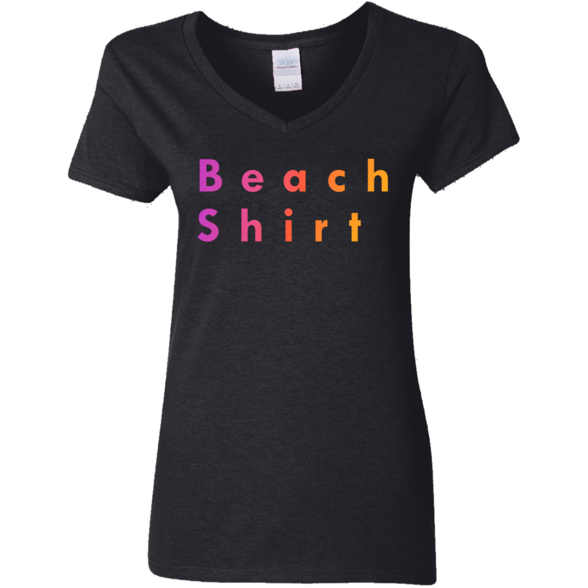 "Beach shirt" Womens V-neck | BetterSaid.co