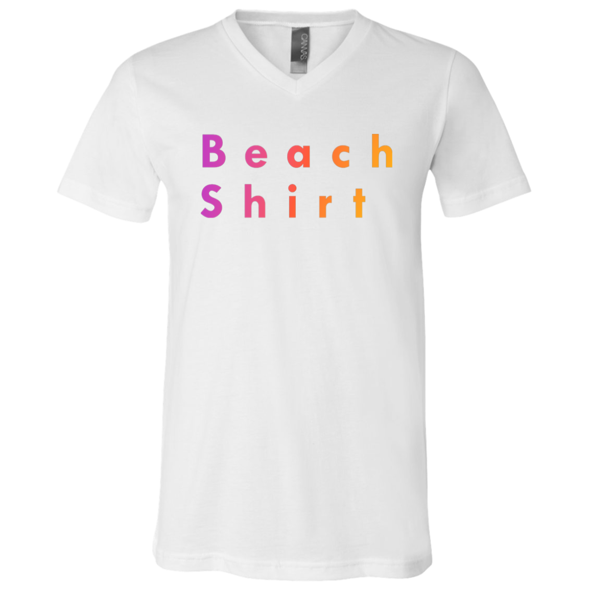 "Beach shirt" Mens V-neck | BetterSaid.co