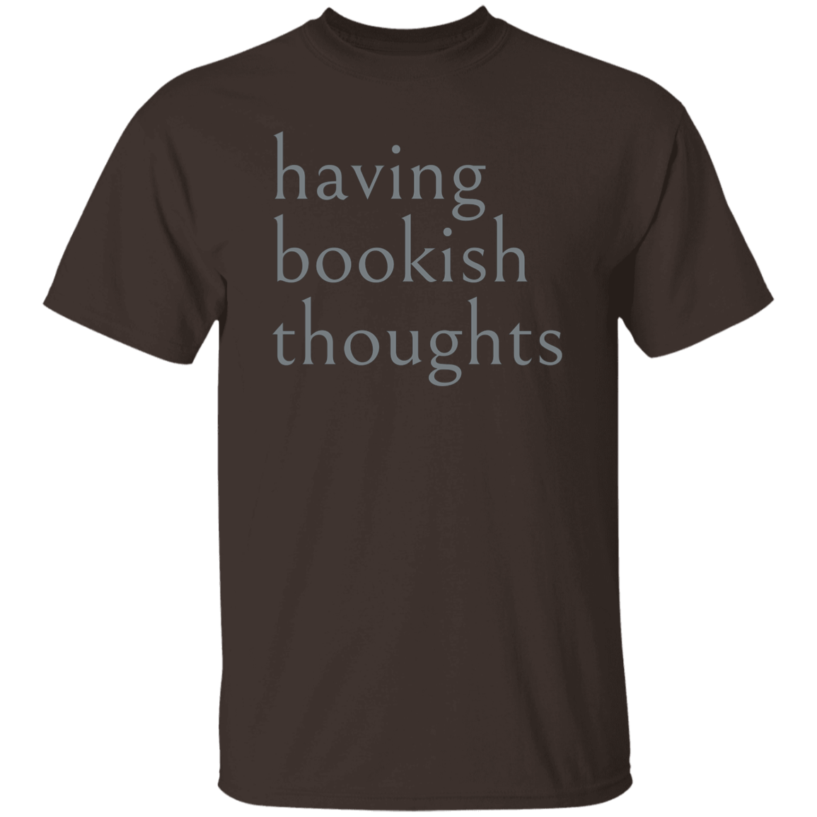 "Bookish Thoughts" Mens T-shirt | BetterSaid.co