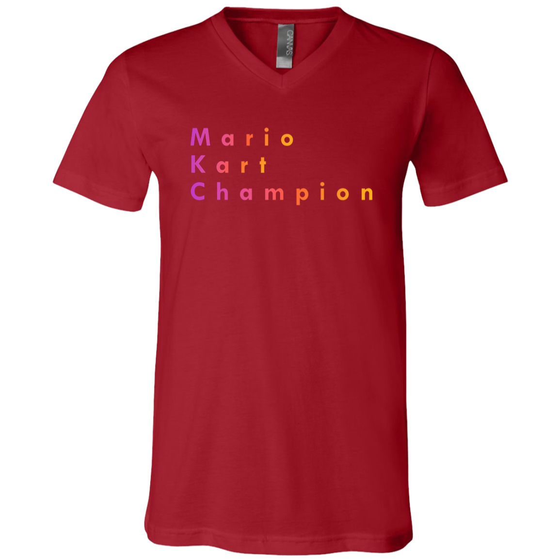 "Mario Kart Champion" V-neck T-shirt | BetterSaid.co