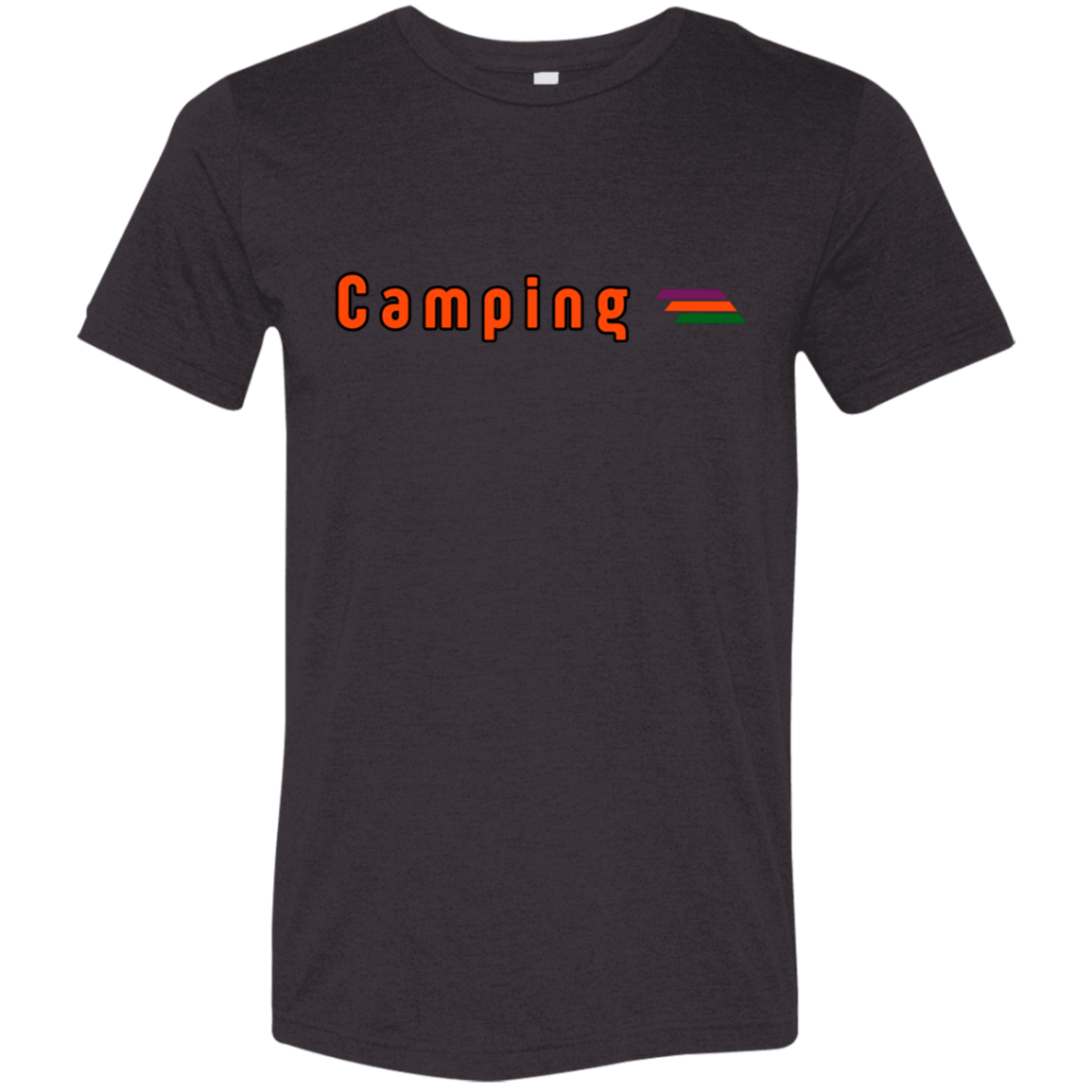 "Camping" Tri-blend T-shirt | BetterSaid.co