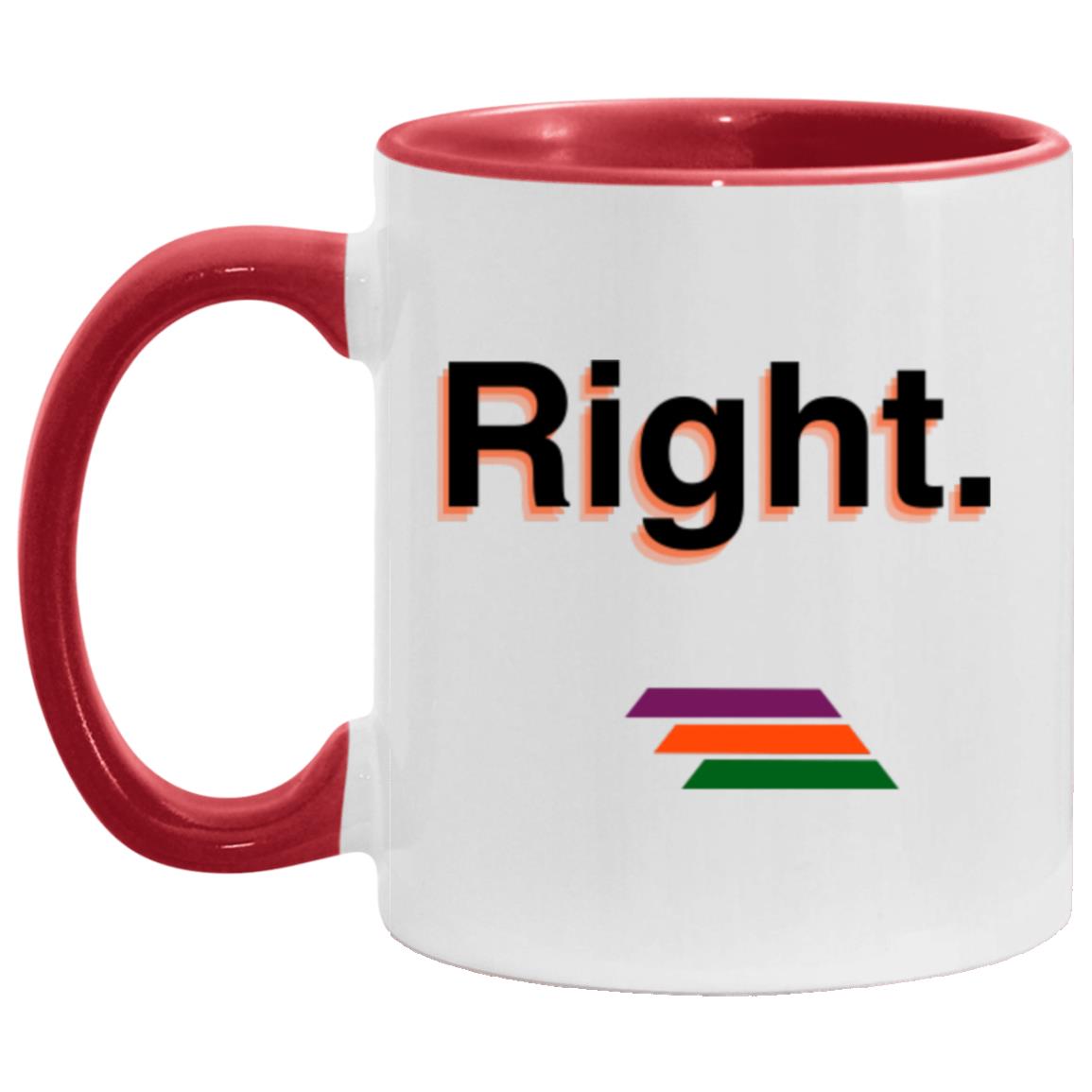 "Right." Coffee Cups | BetterSaid.co