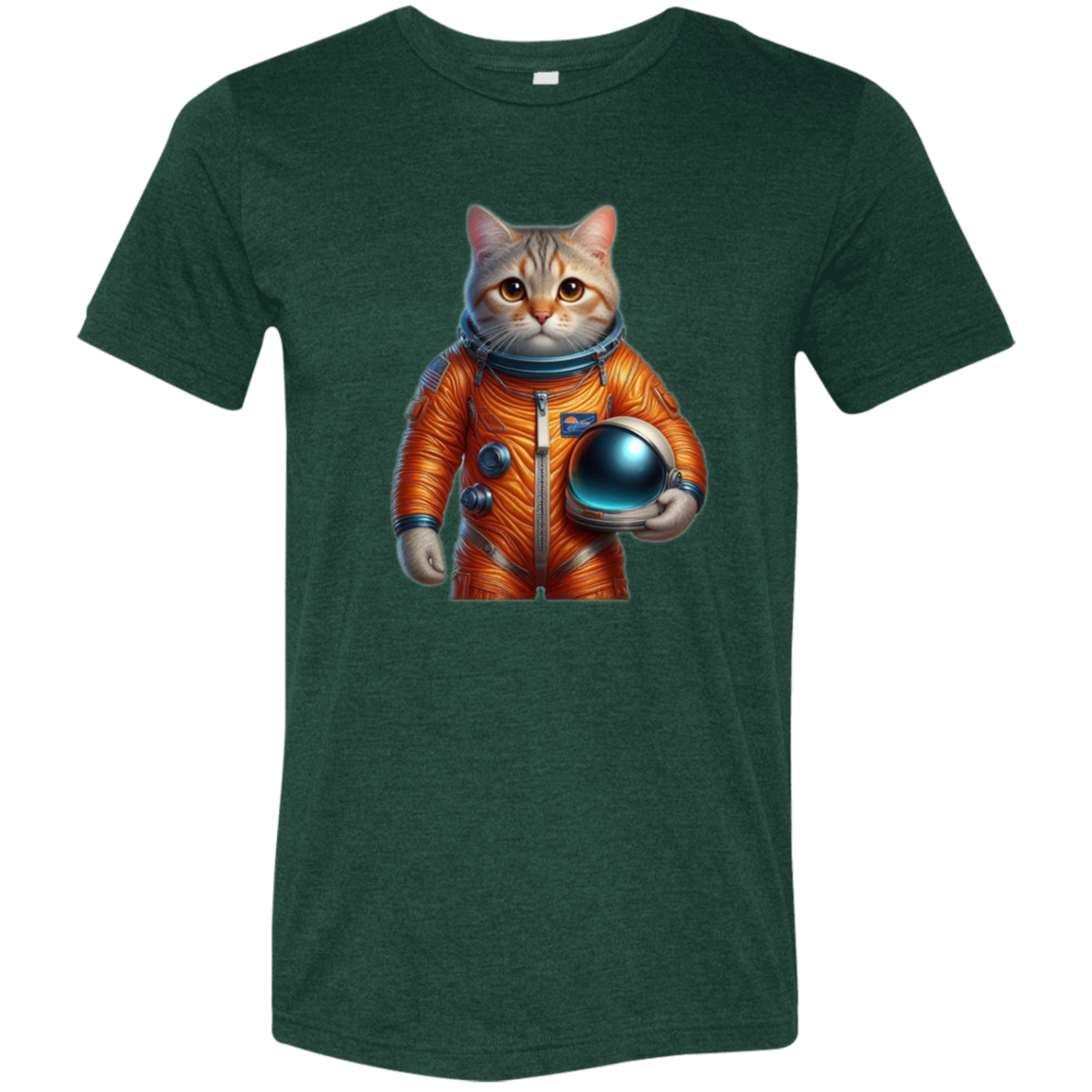 "Space Cat" Tri-blend T-shirt | BetterSaid.co