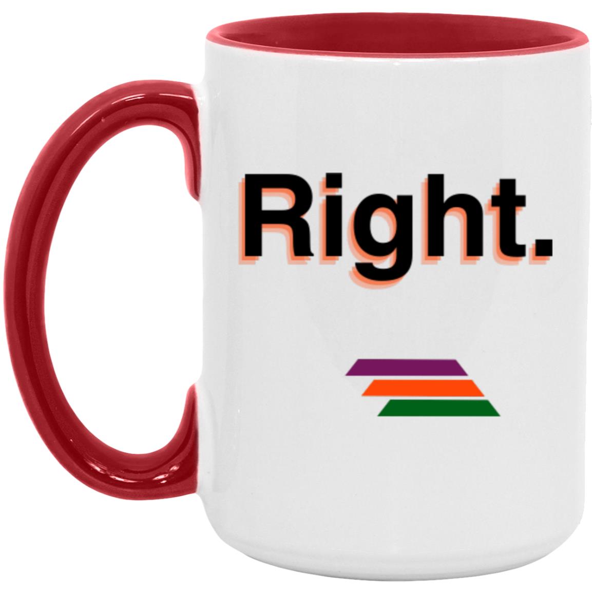 "Right." Coffee Cups | BetterSaid.co