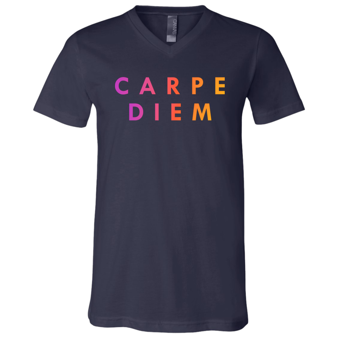 "Carpe diem." Mens V-neck T-shirt