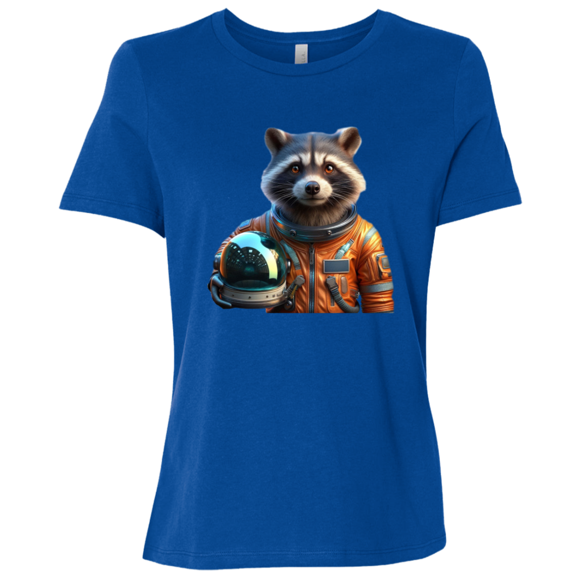 "Space Raccoon" Womens Relaxed T-shirt | BetterSaid.co