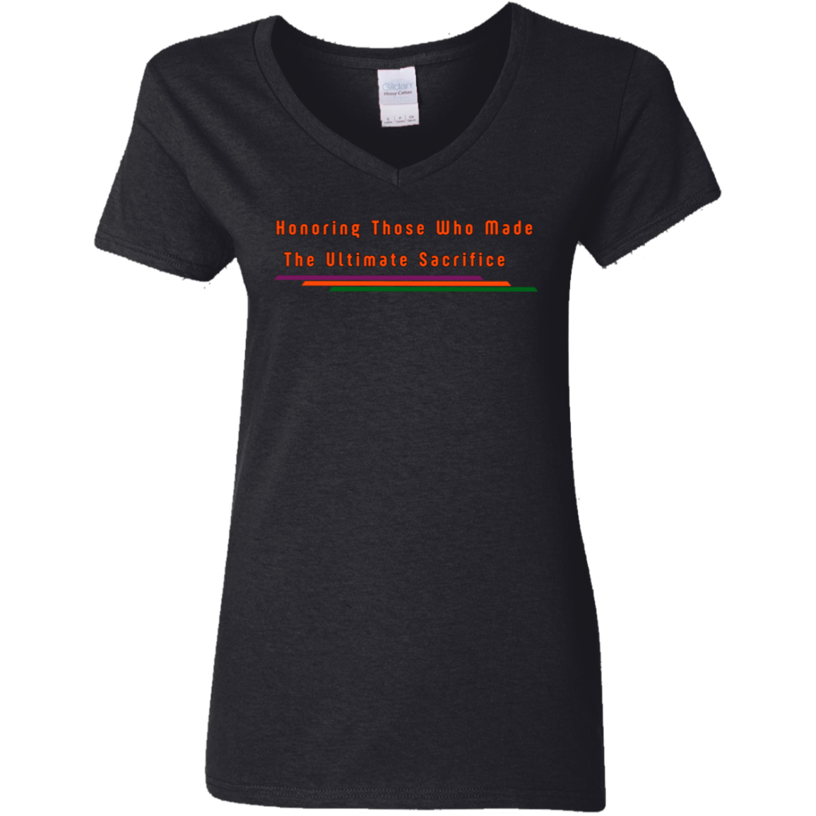 "The Ultimate Sacrifice" Womens V-neck T-shirt | BetterSaid.co