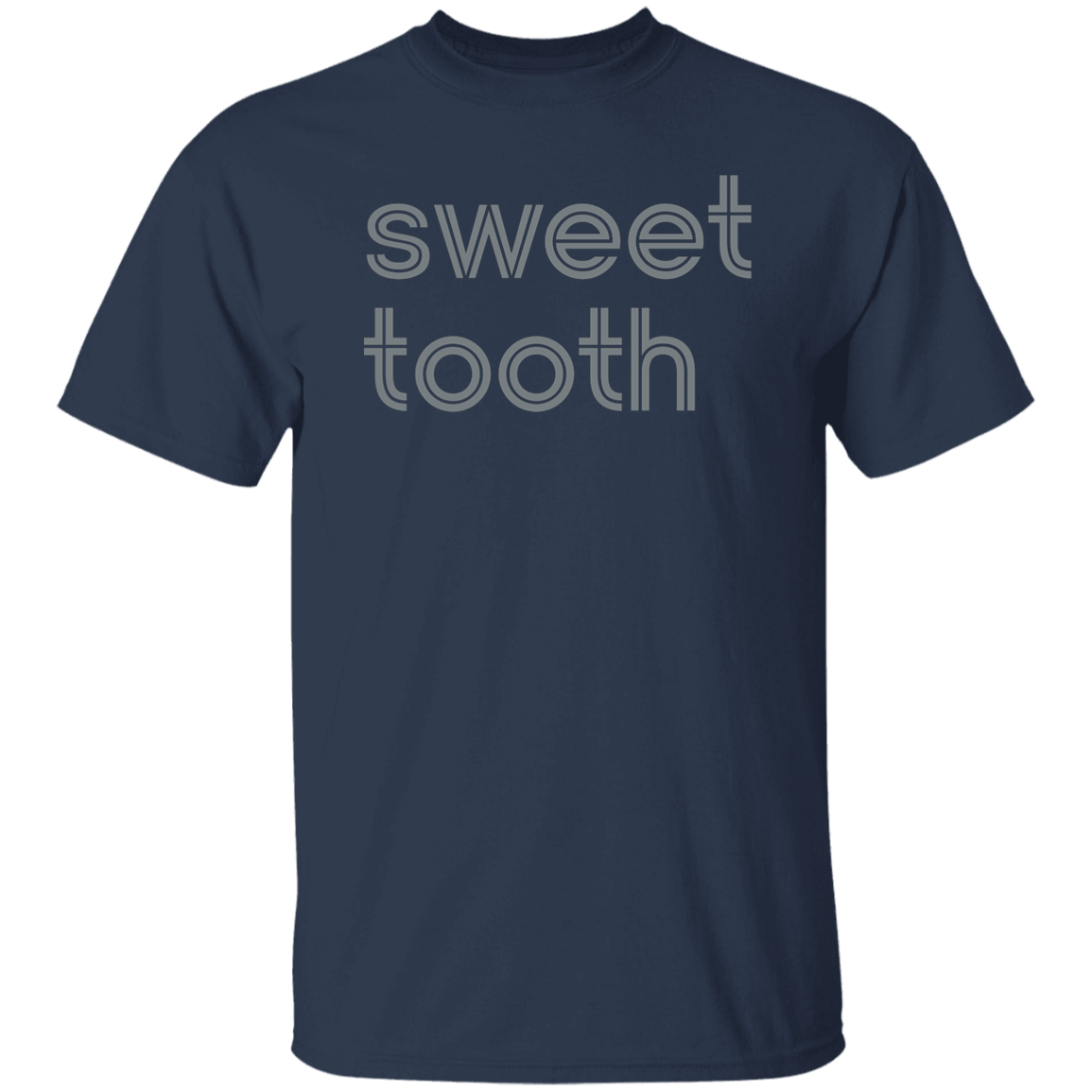 "Sweet tooth." Mens T-shirt | BetterSaid.co
