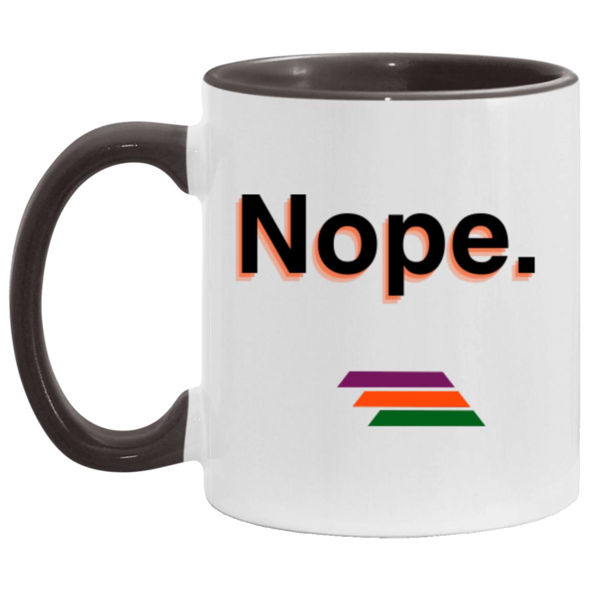 "Nope." Coffee Cups | BetterSaid.co