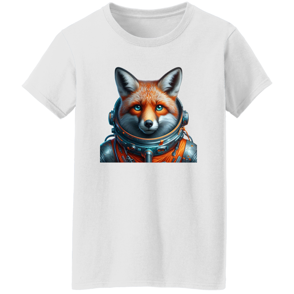 "Space Fox" Womens T-shirt | BetterSaid.co