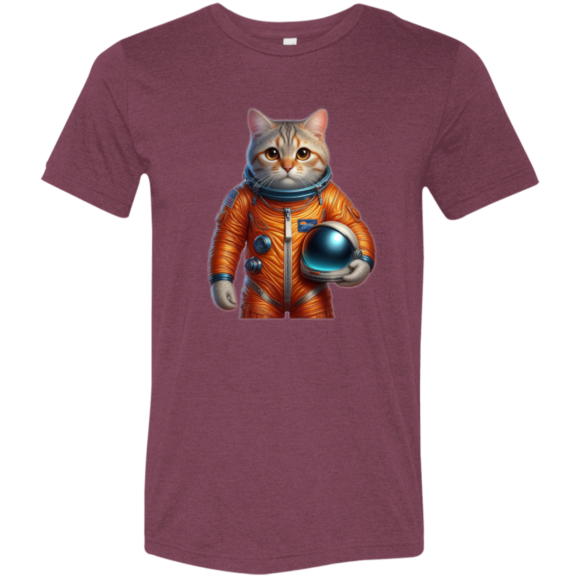 "Space Cat" Tri-blend T-shirt | BetterSaid.co