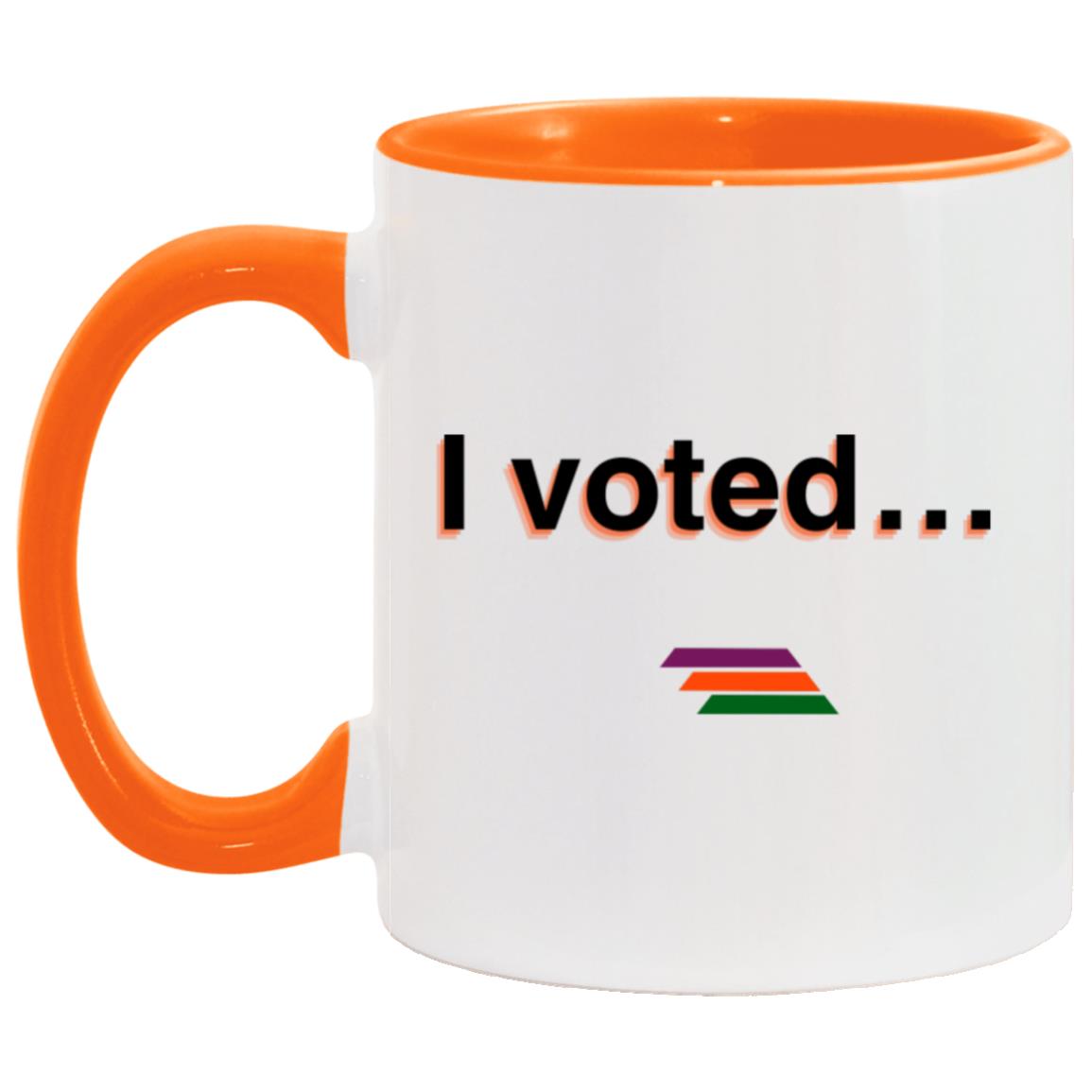 "I voted" Coffee Cups | BetterSaid.co