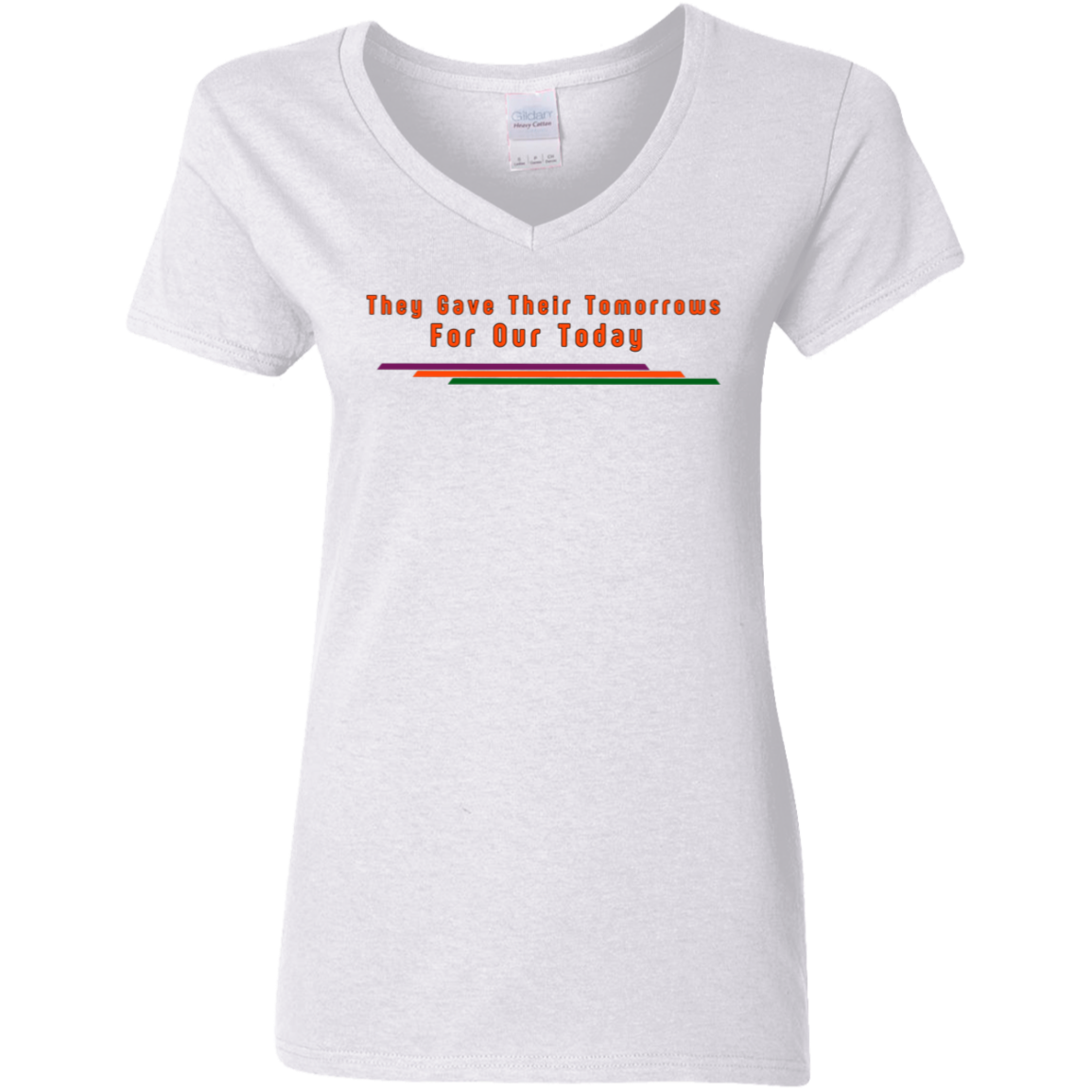 "They Gave Their Tomorrows" Womens V-neck T-shirt | BetterSaid.co