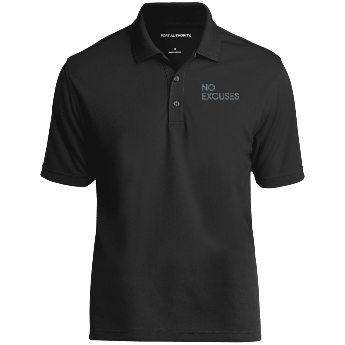 "No excuses." UV Micro-Mesh Polo | BetterSaid.co