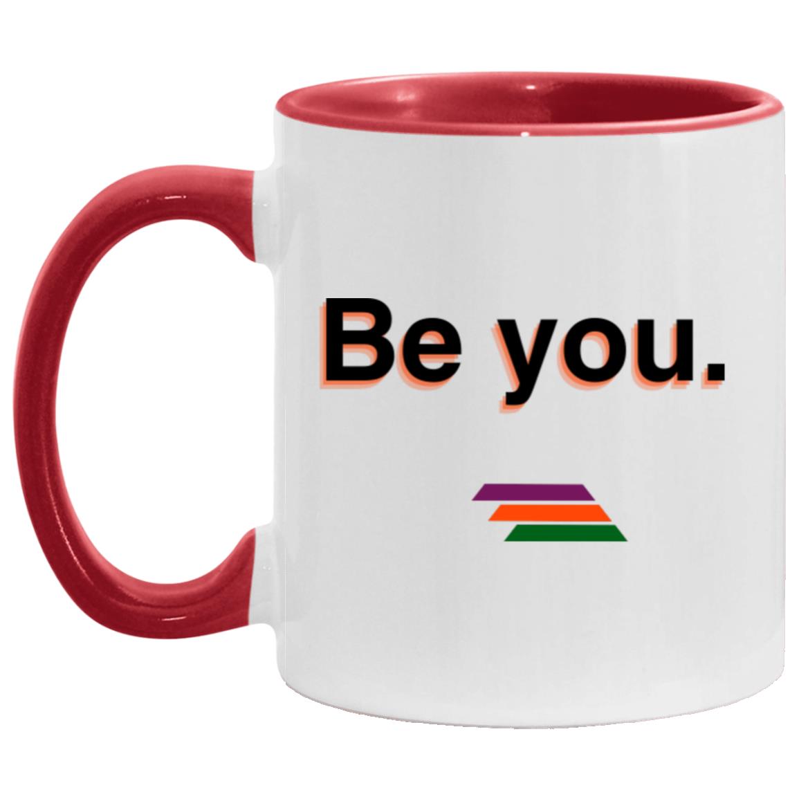 "Be you." Coffee Cups | BetterSaid.co