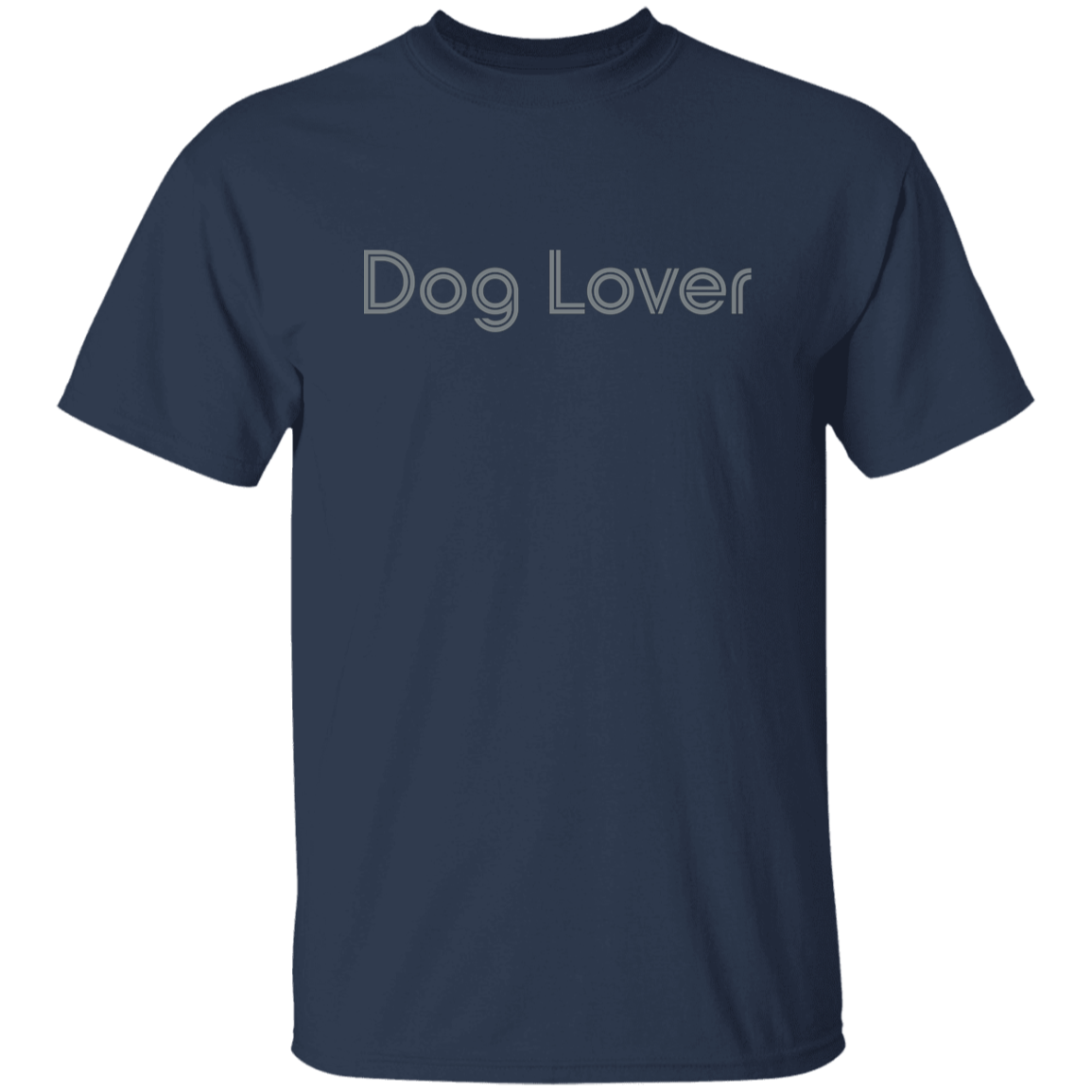 "Dog lover." Mens T-shirt | BetterSaid.co