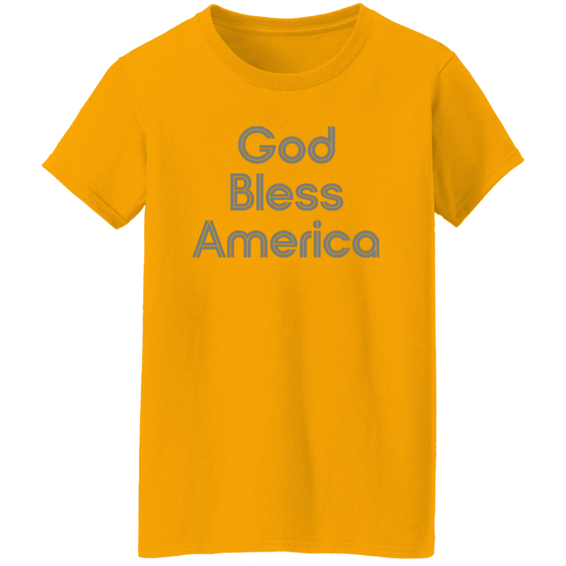 "God Bless America" Womens T-shirt | BetterSaid.co