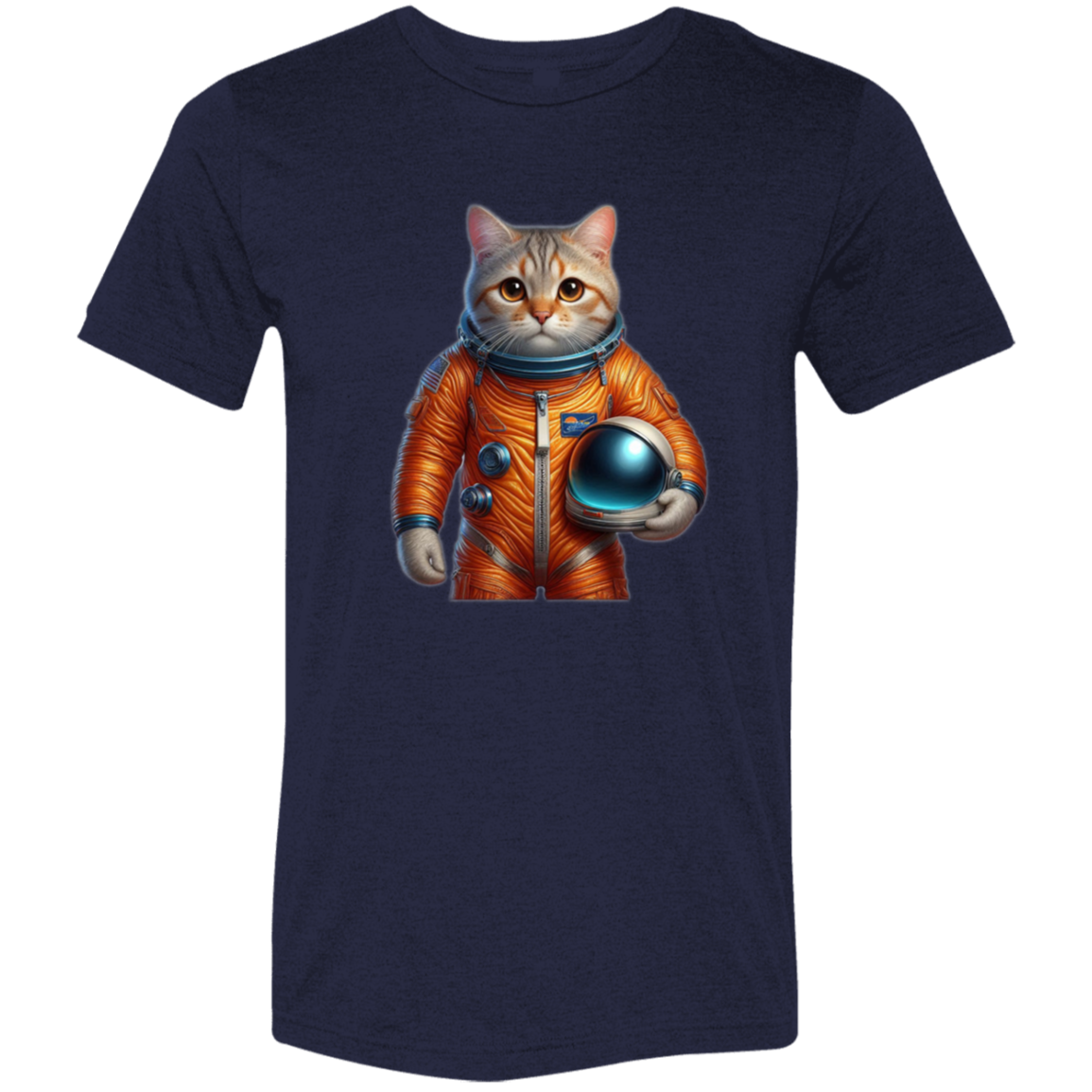 "Space Cat" Tri-blend T-shirt | BetterSaid.co