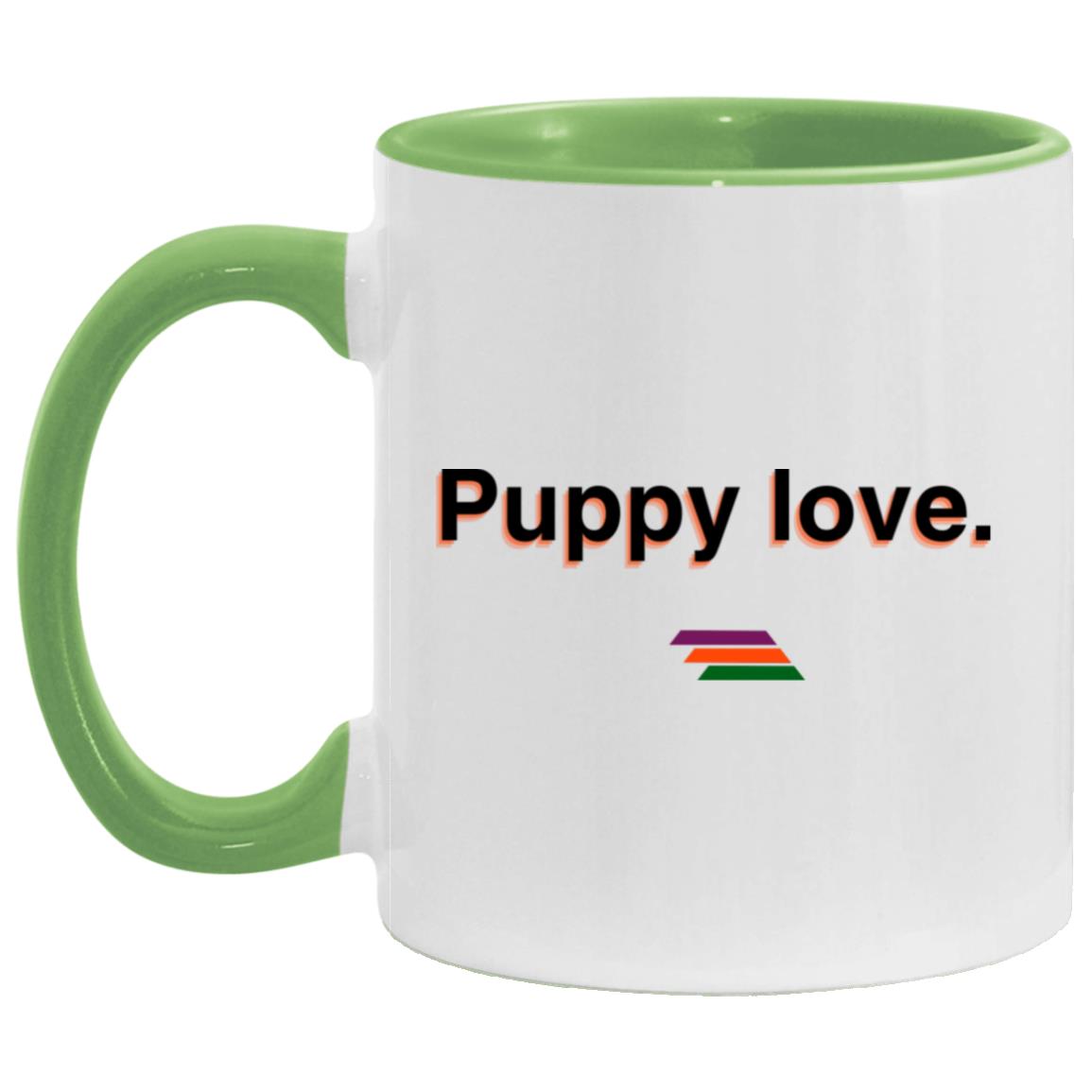 "Puppy love." Coffee Cups | BetterSaid.co