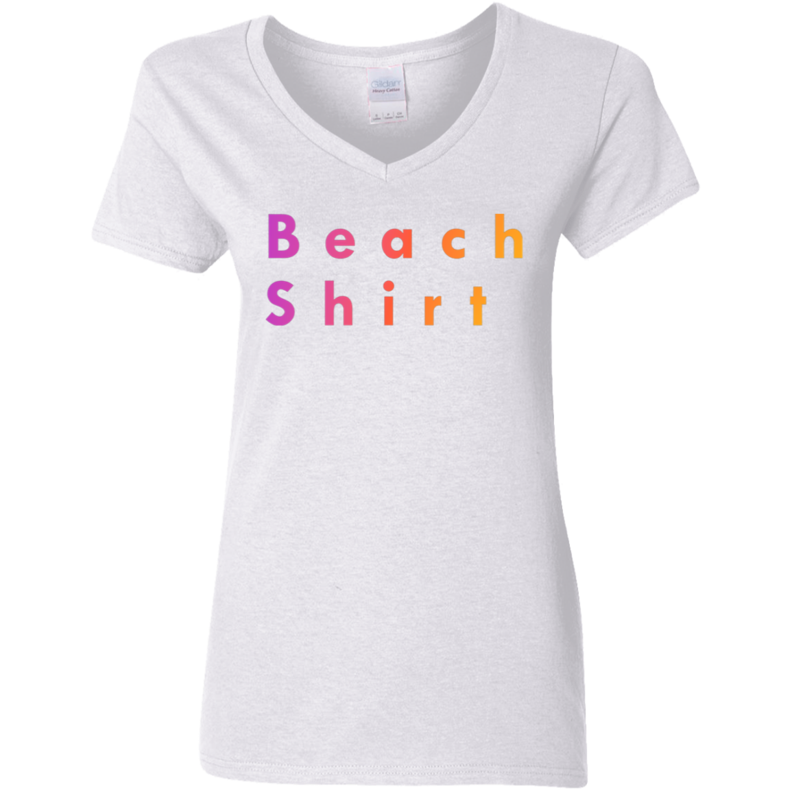 "Beach shirt" Womens V-neck | BetterSaid.co