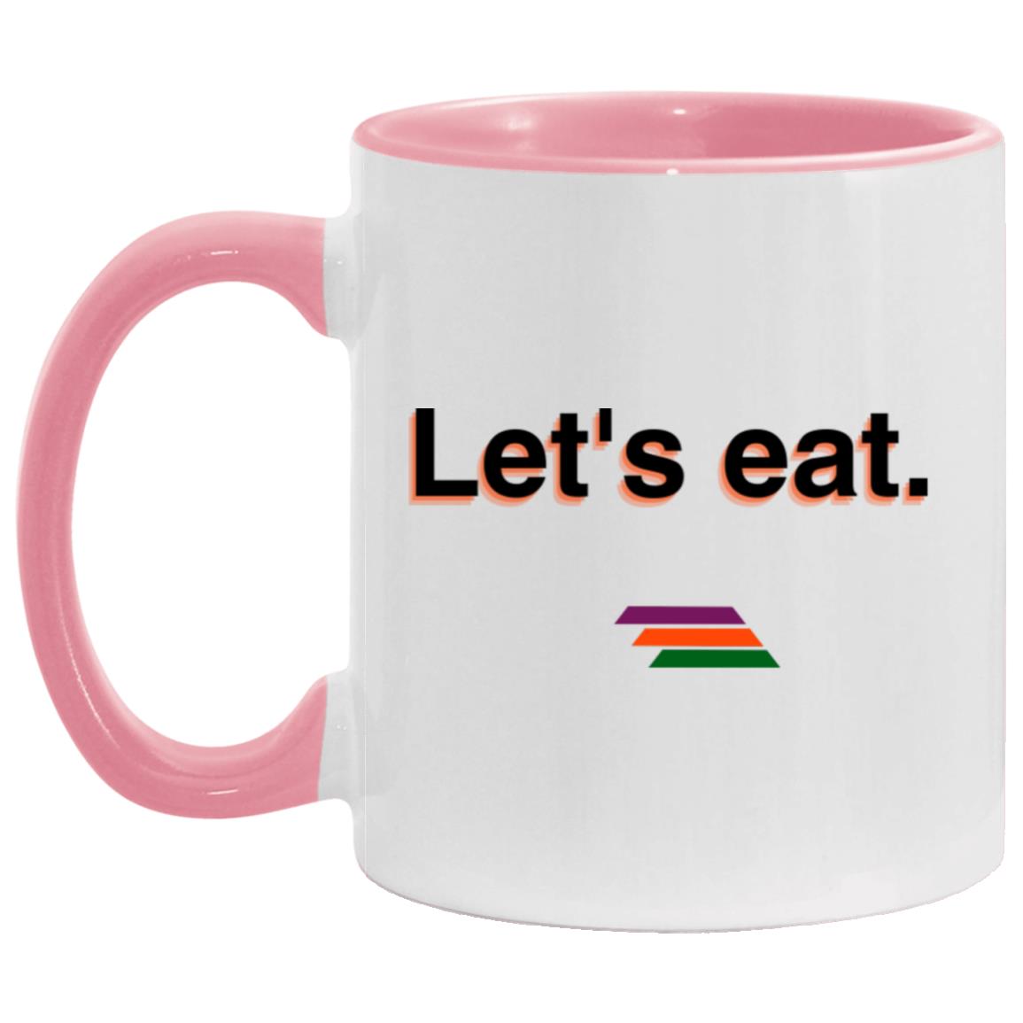 "Let's eat." Coffee Cups | BetterSaid.co