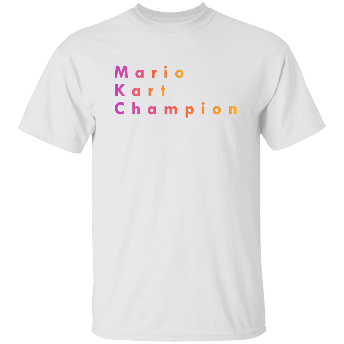 "Mario Kart Champion" Mens T-shirt | BetterSaid.co
