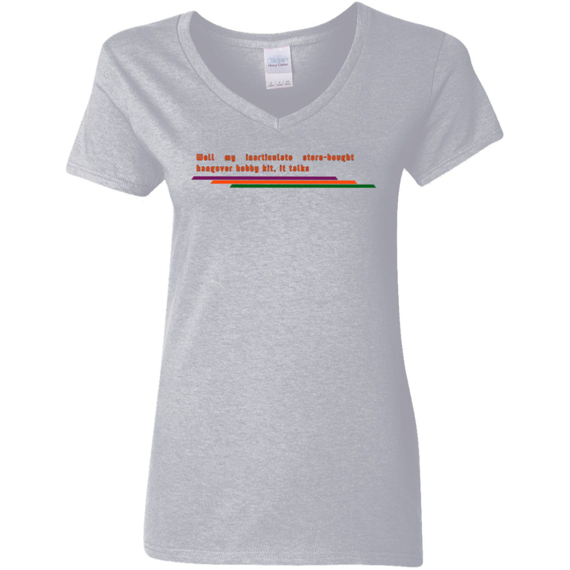 "My inarticulate store-bought" Womens V-neck T-shirt | BetterSaid.co