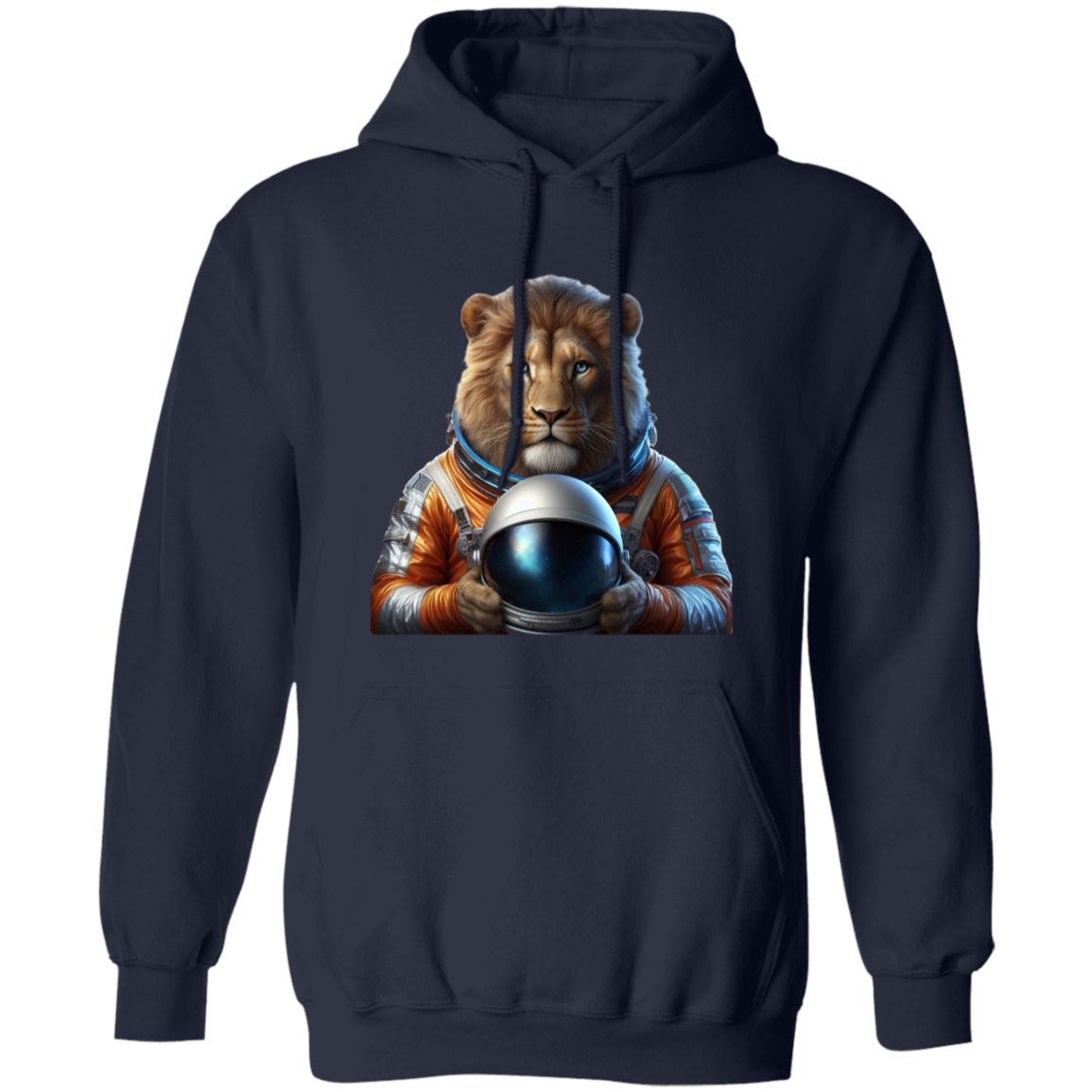 "Space Lion" Pullover Hoodie | BetterSaid.co