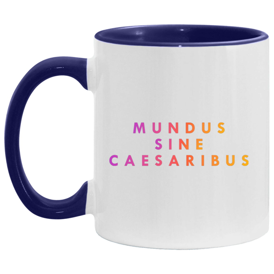 "Mundus Sine Caesaribus" Coffee Cups