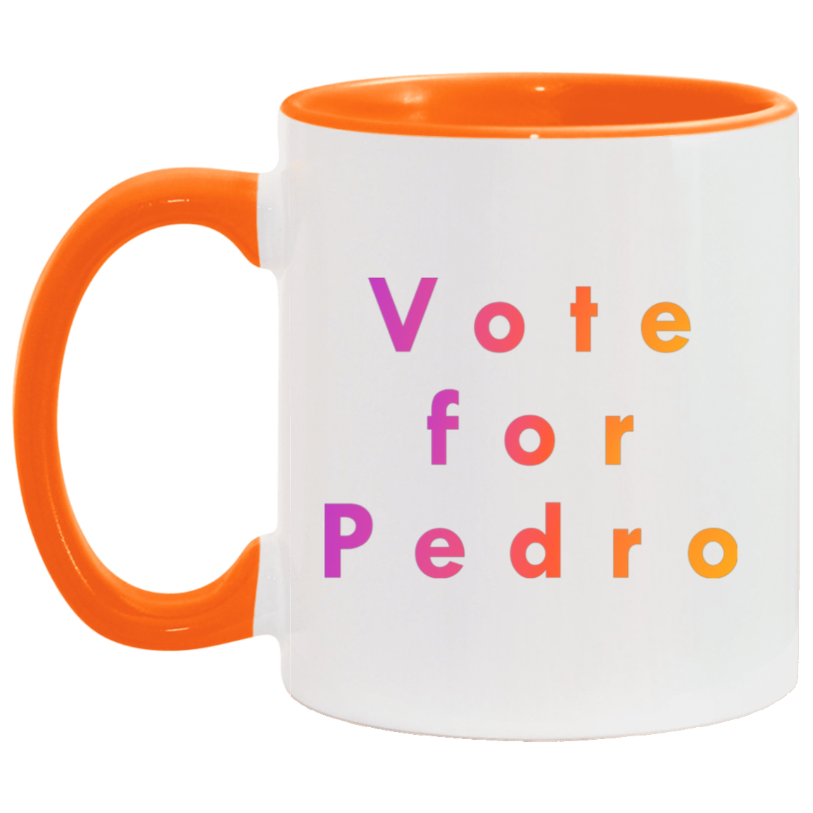 "Vote for Pedro" Coffee Cups